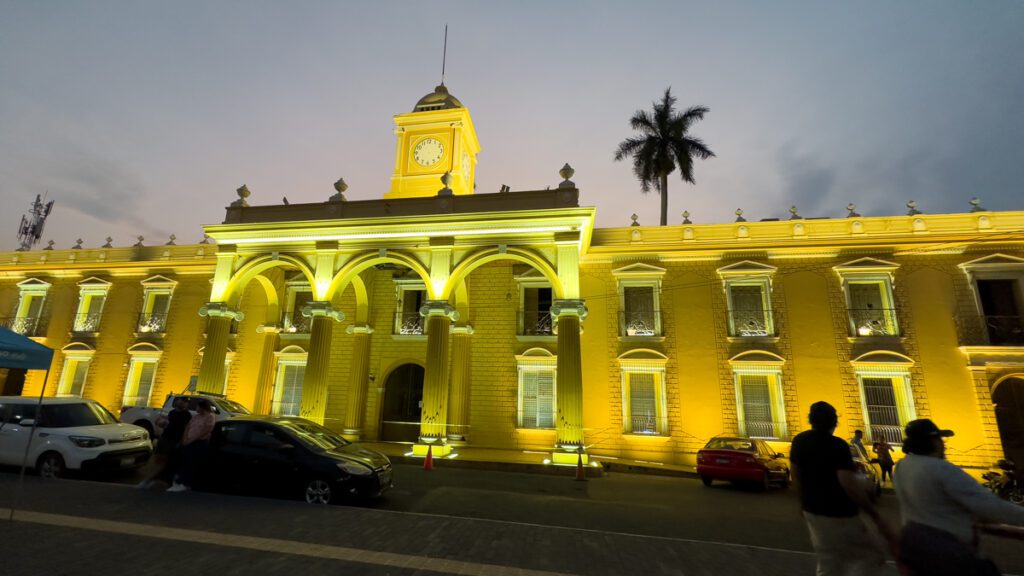 The colonial buildings in Santa Ana's historic center, one of the best things to do in El Salvador Santa Ana
