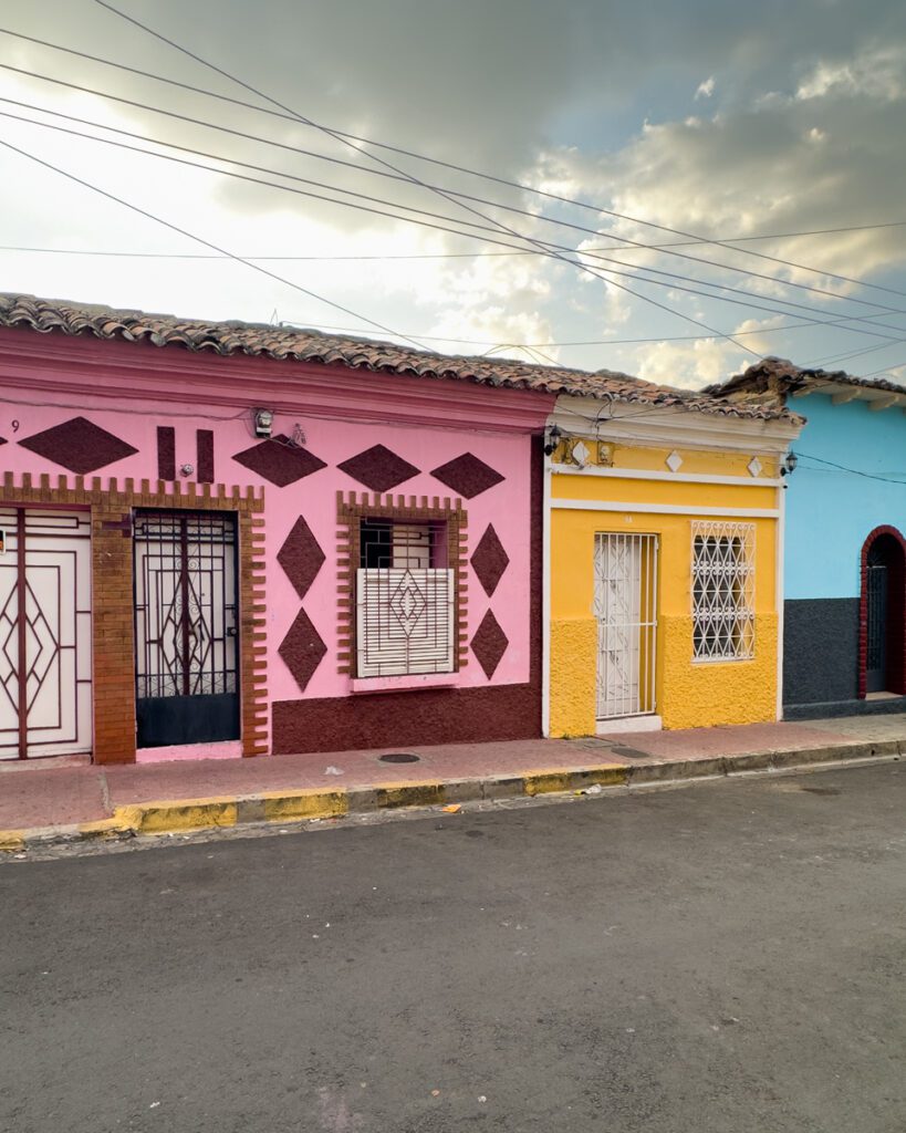 The colorful colonial center of Santa Ana