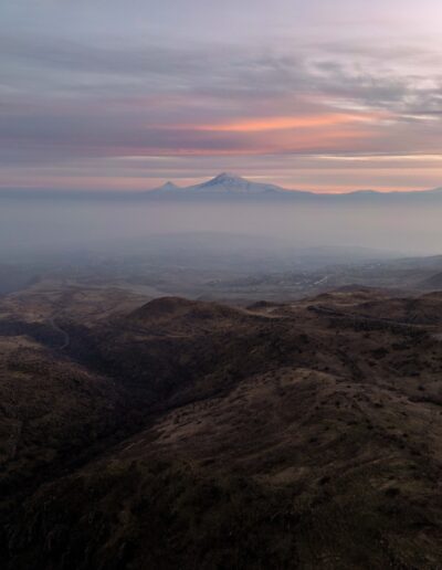 Mount Ararat from Teghar Monastery, Armenia