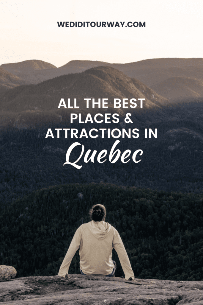 The Quebec attractions Pinterest