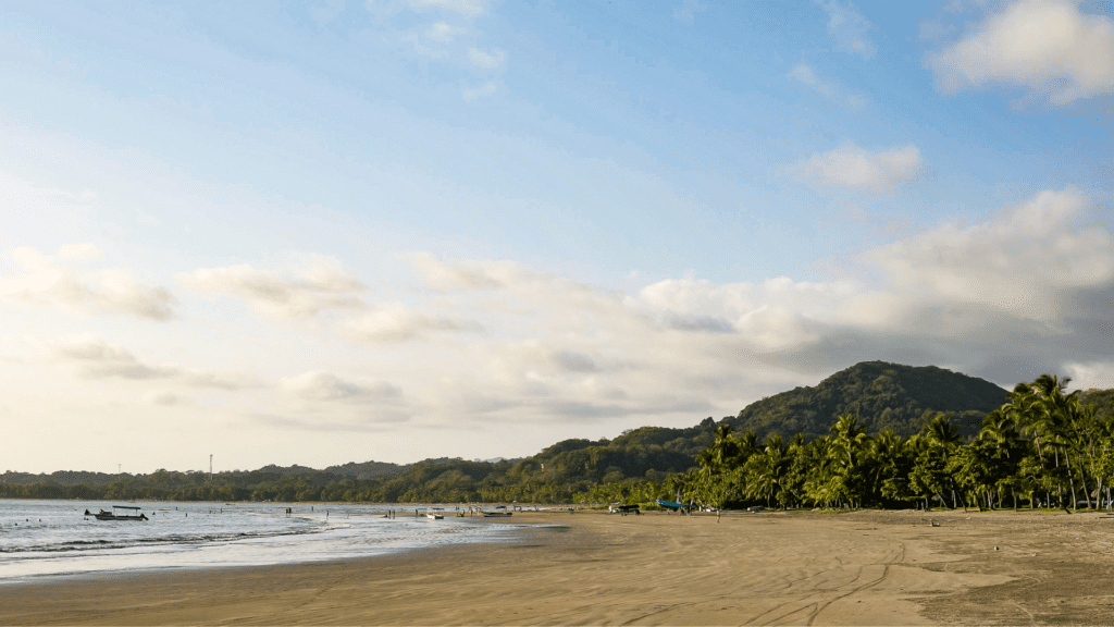 Samara beach in Costa Rica. A beautiful beach in Central America