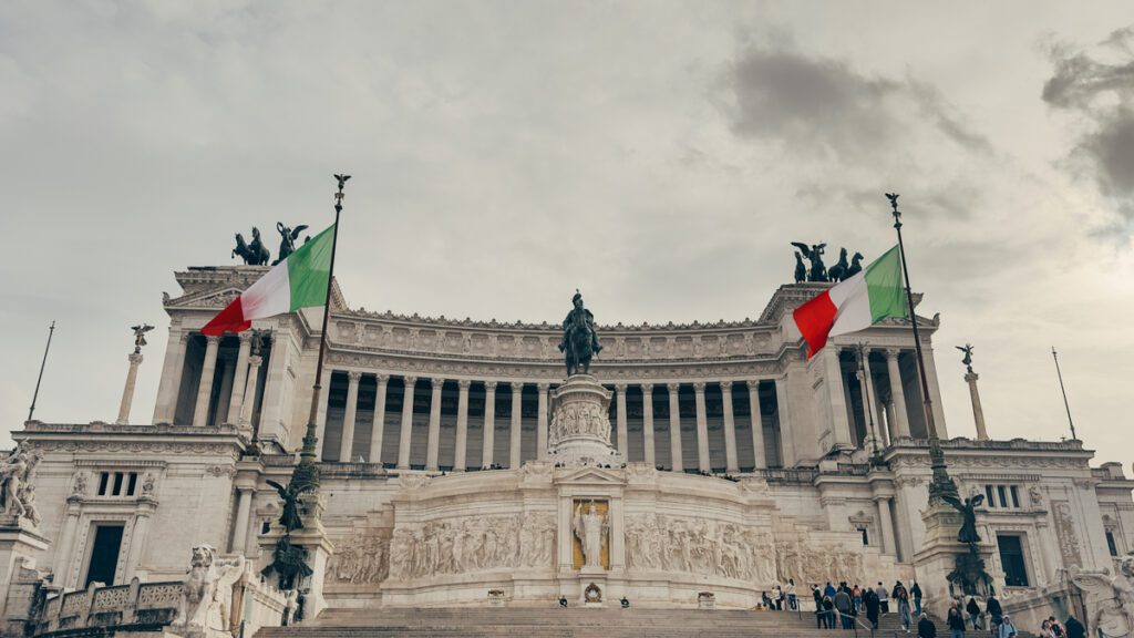 Altar Of The Fatherland. Rome 3 days itinerary