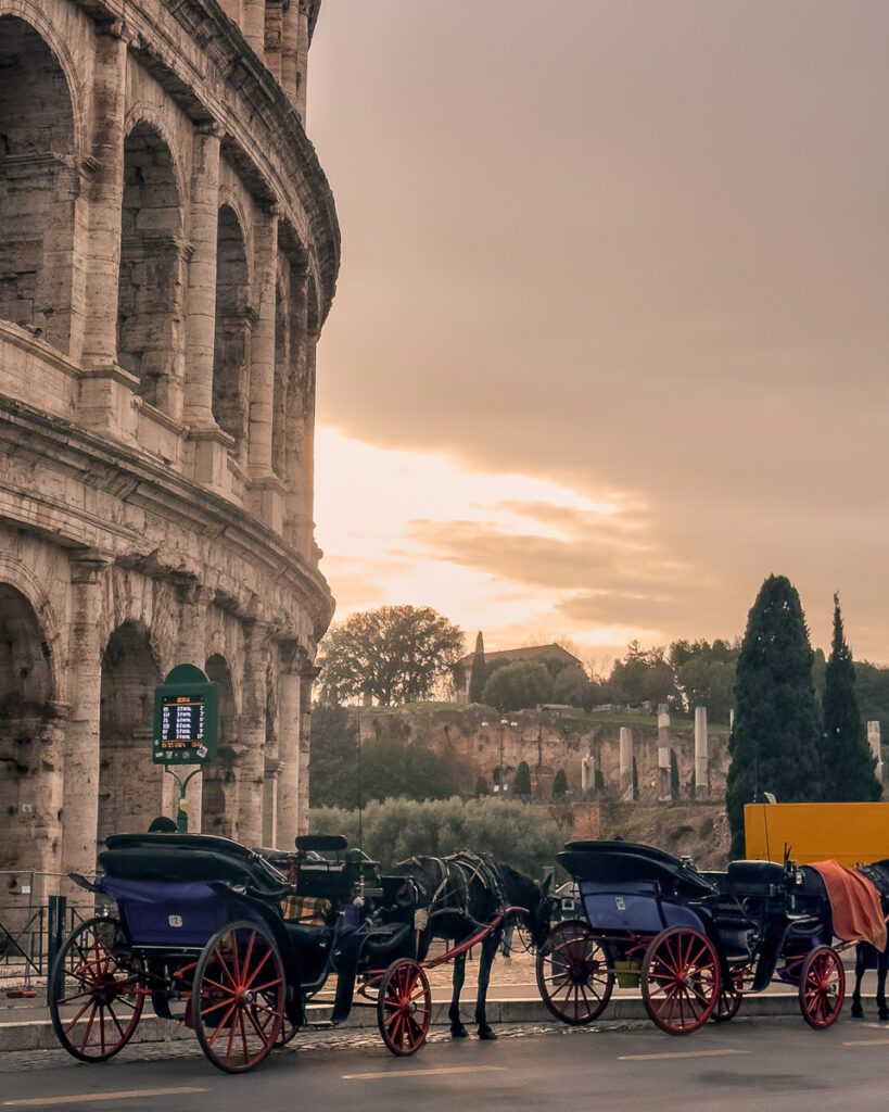 Colosseum in rome. Rome in 3 days. 3 day Rome itinerary