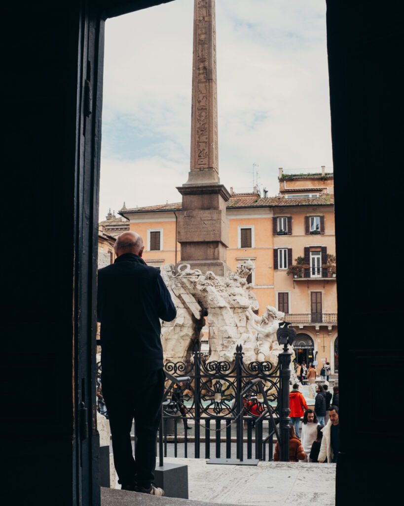 Piazza Navona view. 3 day rome itinerary