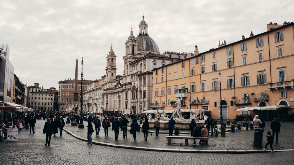 Piazza Navona view. 3 day rome itinerary