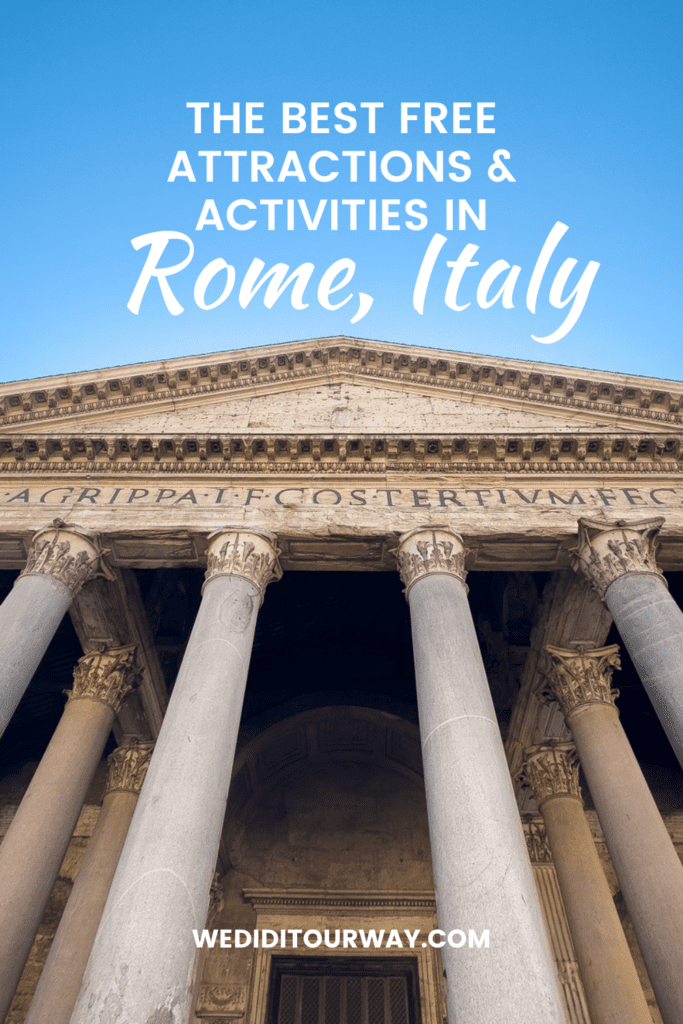Discover the magic of Rome on a budget with these top free attractions! Explore the Eternal City with our guide to the best free things to do in Rome. From iconic landmarks to hidden gems, experience the beauty and history of Rome for free. Whether you're strolling through the historic streets or marveling at ancient ruins, there's no shortage of unforgettable experiences awaiting you in Rome for free!
