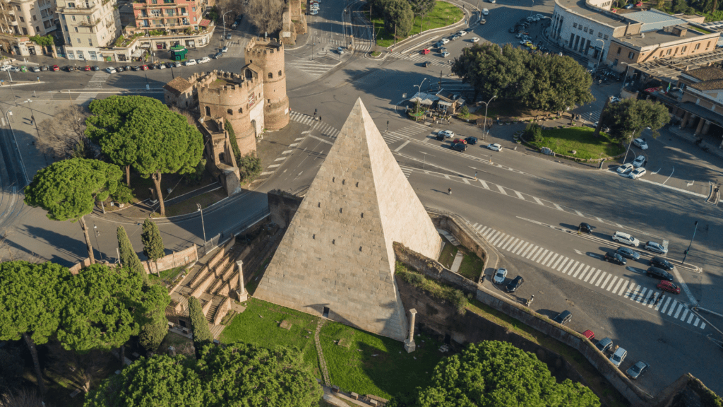 Pyramid of Cestius. things to do in Rome for free. free things to see in Rome