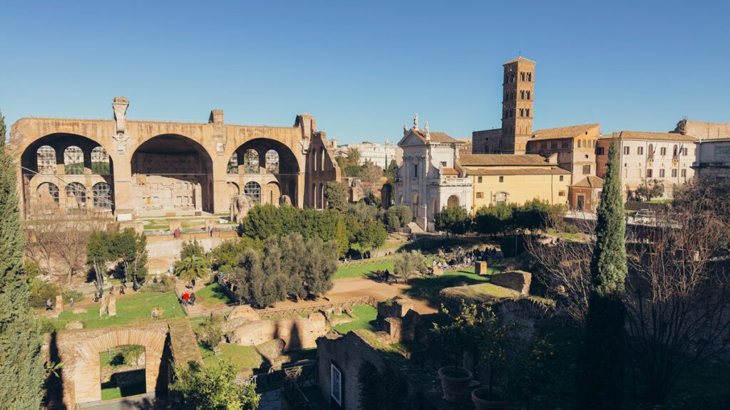 Foro Romano. how to spend 3 days in Rome itinerary