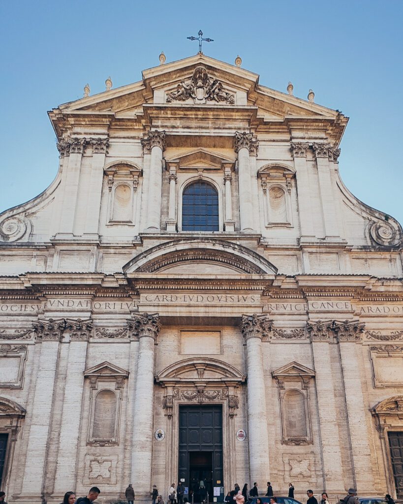 Sant Ignazio Church Rome. Rome itinerary 3 days
