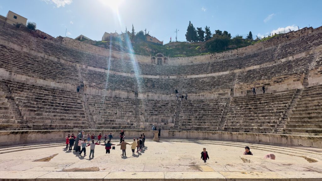 Roman Amphitheater. Amman Landmarks. Places in Amman. Jordan itinerary. What to do in Amman.