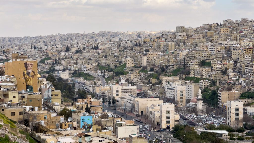 View from the Amman Citadel. THings to do in Amman. Landmarks in Amman. Amman Itinerary