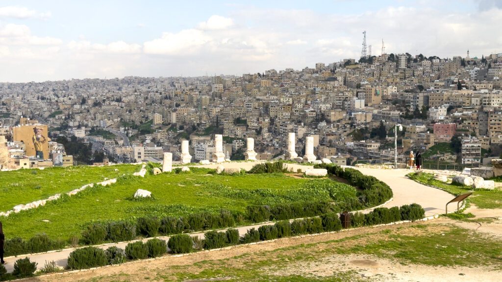 View from the Amman Citadel. THings to do in Amman. Landmarks in Amman. Amman Itinerary