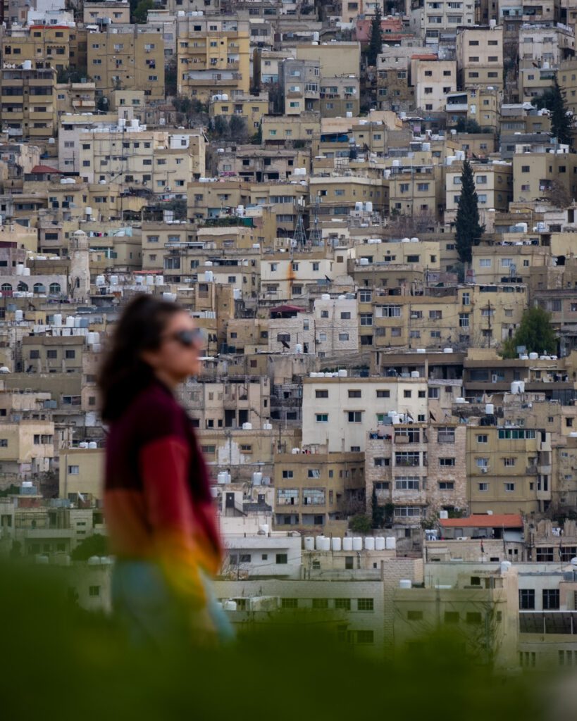 Views from Amman Citadel. Amman attractions