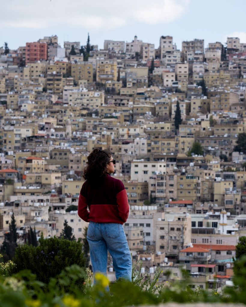 Views from Amman Citadel. Amman attractions