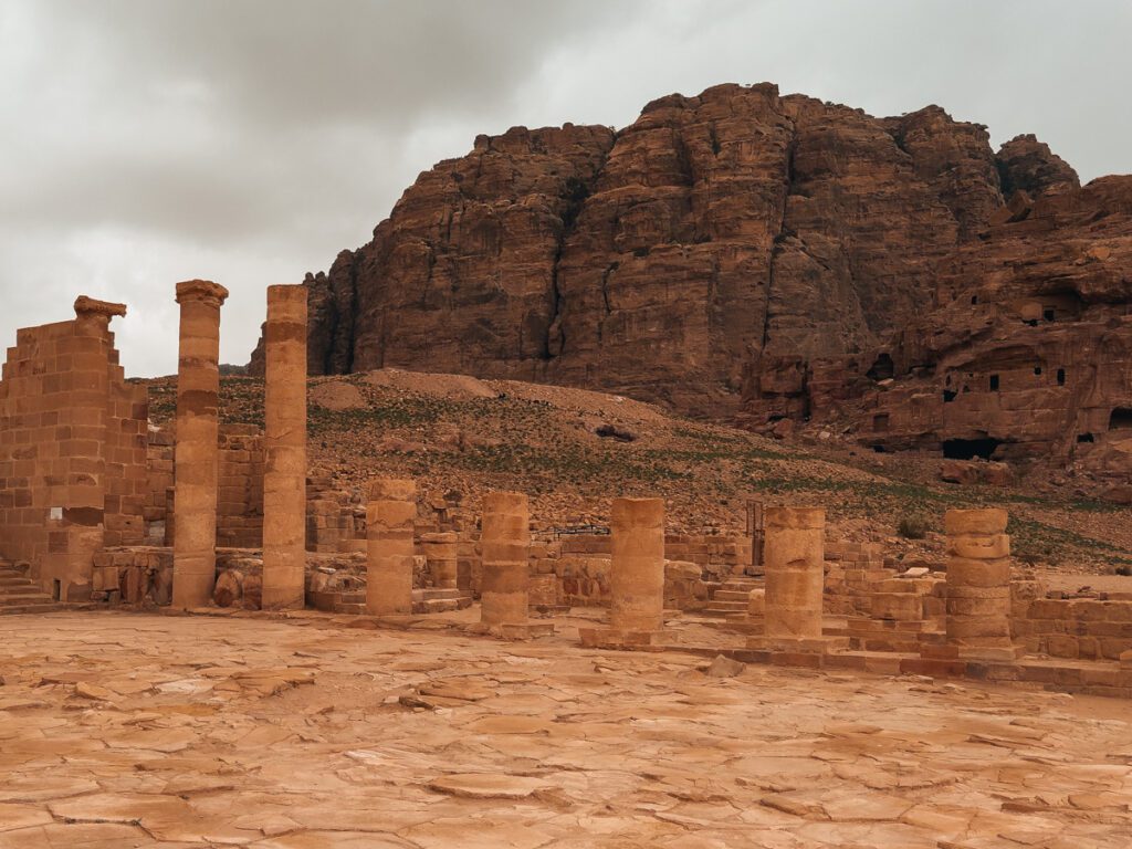 Colonnaded Street. Petra attractions. Top things to do in Petra, Jordan. Ancient City of Petra