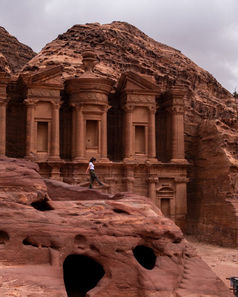 Petra Monastery. Petra in Jordan. Places in Jordan. highlights in jordan