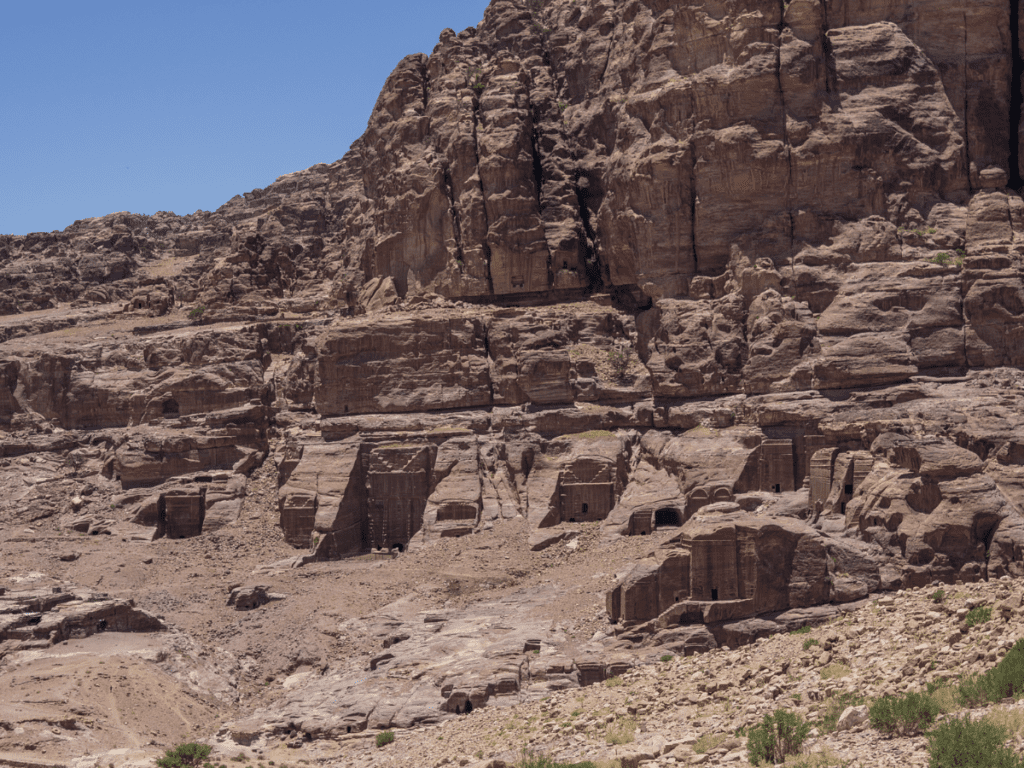 HIking Umm Al-Biyara trail. What to do in Petra