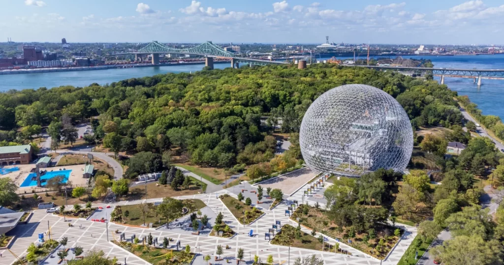 Parc Jean Drapeau, a beautiful nature park near Montreal. Best parks in Montreal 